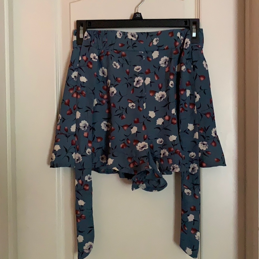 flower flowy shorts